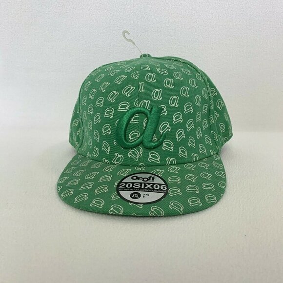 Atlanta Braves Baseball Green St Patrick's MLB Cap Hat XXL On&Off By XO Wool - Picture 1 of 10